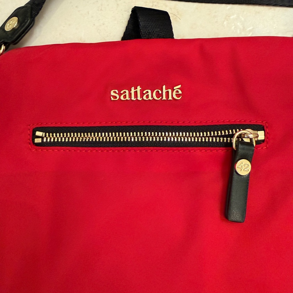 Red Sattache Crossbody Bag - Picture 5 of 16